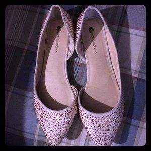 Big Buddha sequenced pink dress shoes,